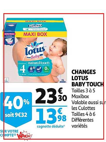Changes Lotus Baby Touch
