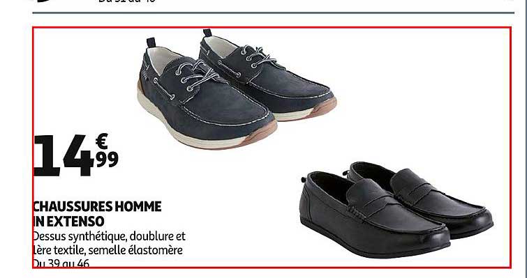 chaussures homme in extenso