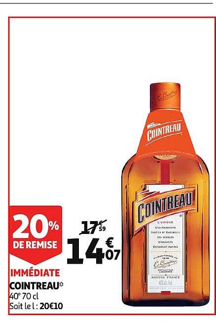 Cointreau 20% De Remise Immédiate