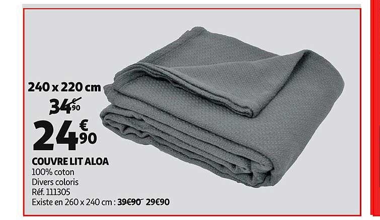 couvre lit aloa