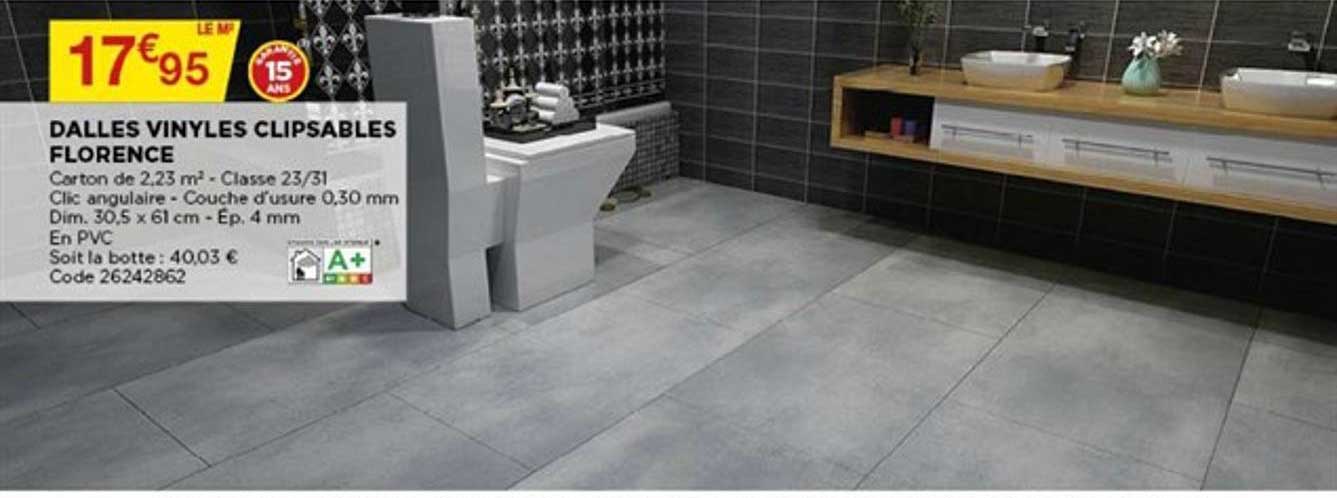 dalles vinyles clipsables florence
