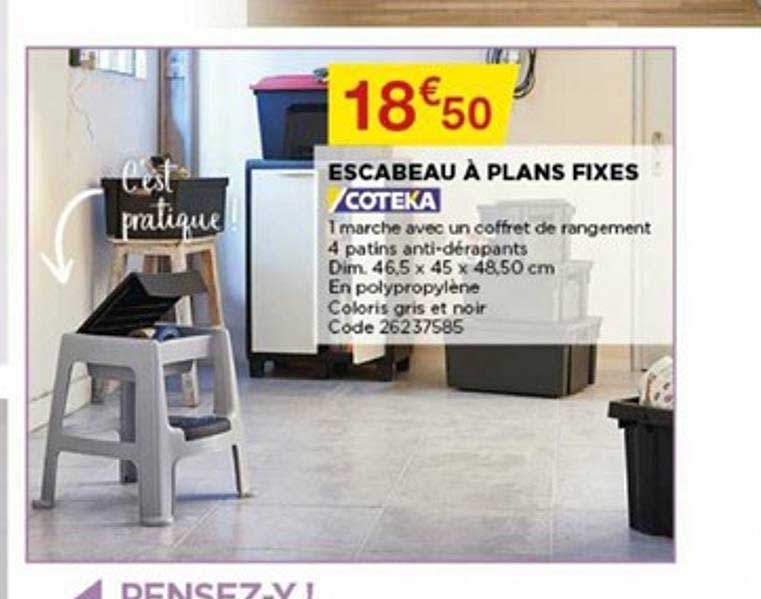 Escabeau à Plans Fixes Coteka