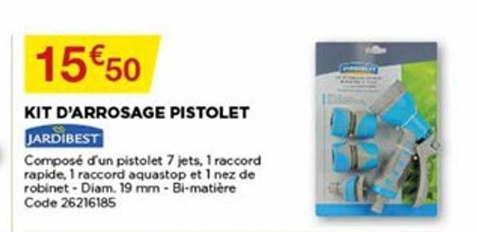 Kit D'arrosage Pistolet Jardibest