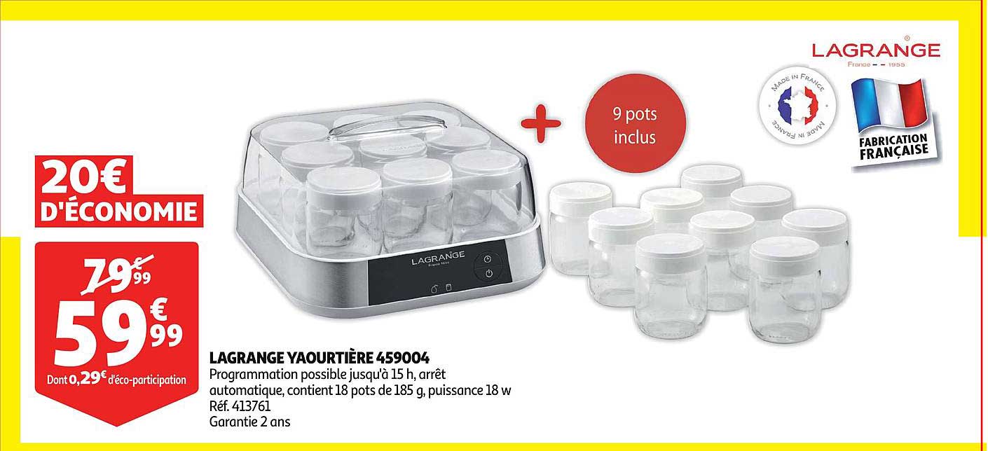 Lagrange Yaourtière 459004