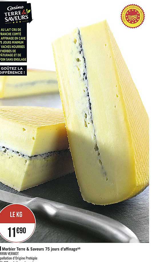 morbier terre & saveurs 75 jours d'affinage rrin vermont