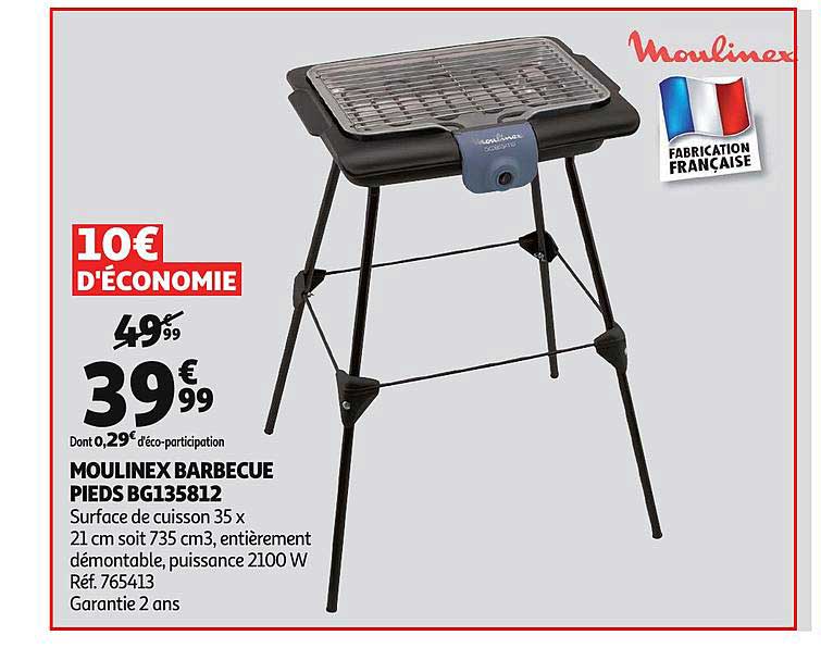 Moulinex Barbecue Pieds Bg135812