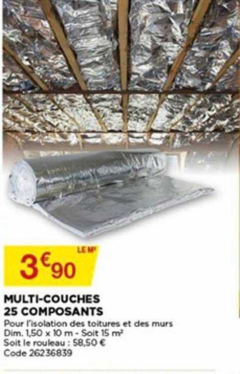 multi couches 25 composants