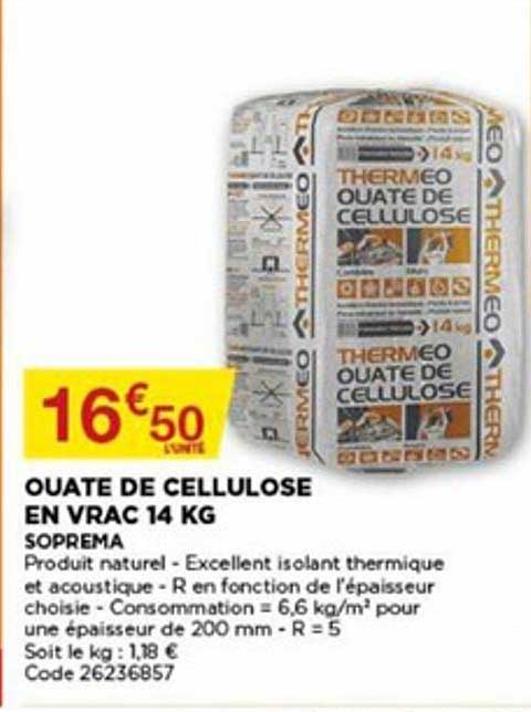 ouate de cellulose en vrac 14 kg