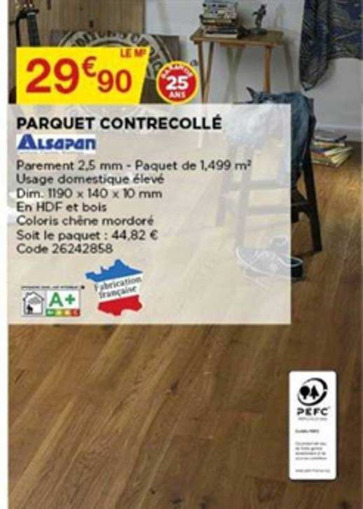 parquet contrecollé alsapan
