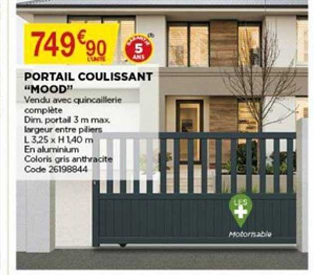 portail coulissant mood