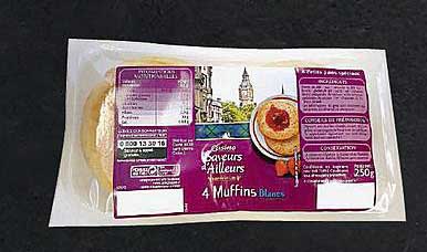 saveurs d'ailleurs 4 muffins blancs
