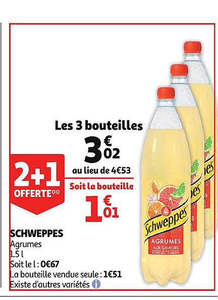 Schweppes 2+1 Offerte