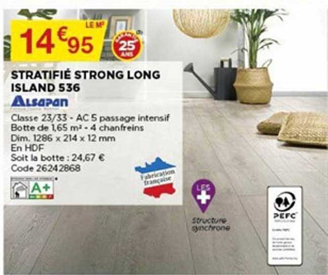 stratifié strong long island 536 alsapan