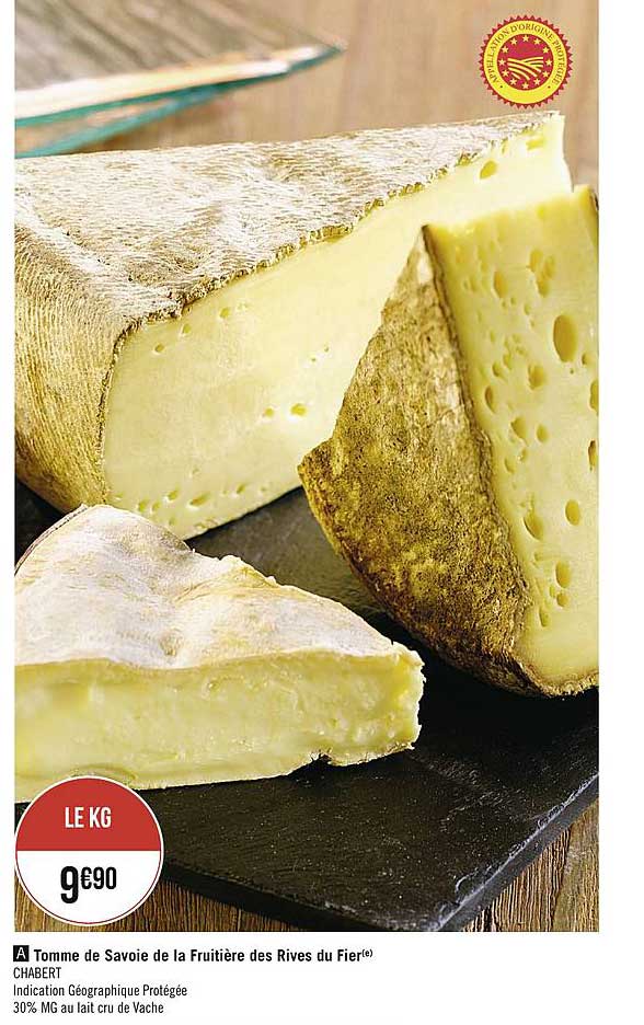tomme de savoie de la fruitière des rives du fier chabert