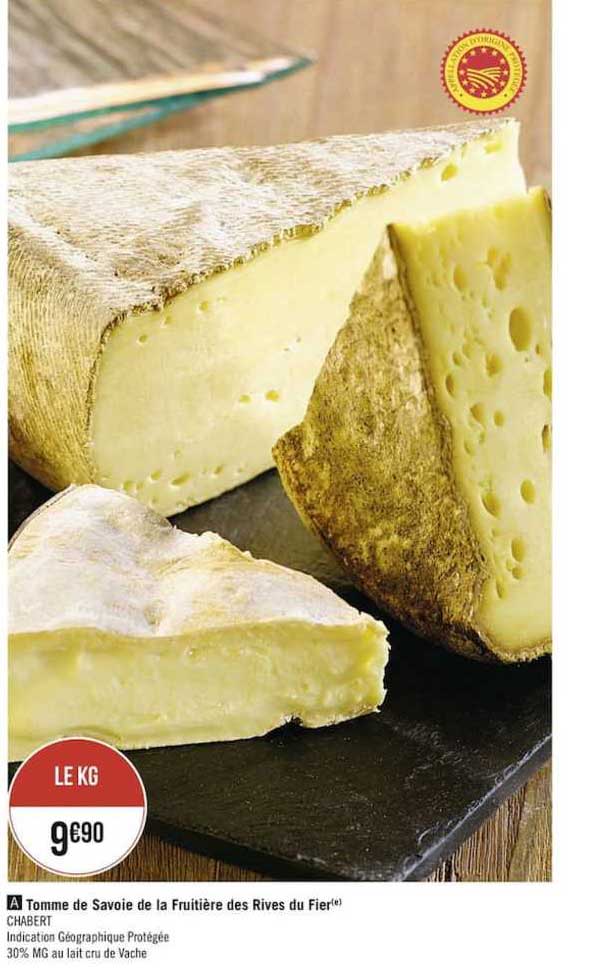 tomme de savoie de la fruitière des rives du fier chabert