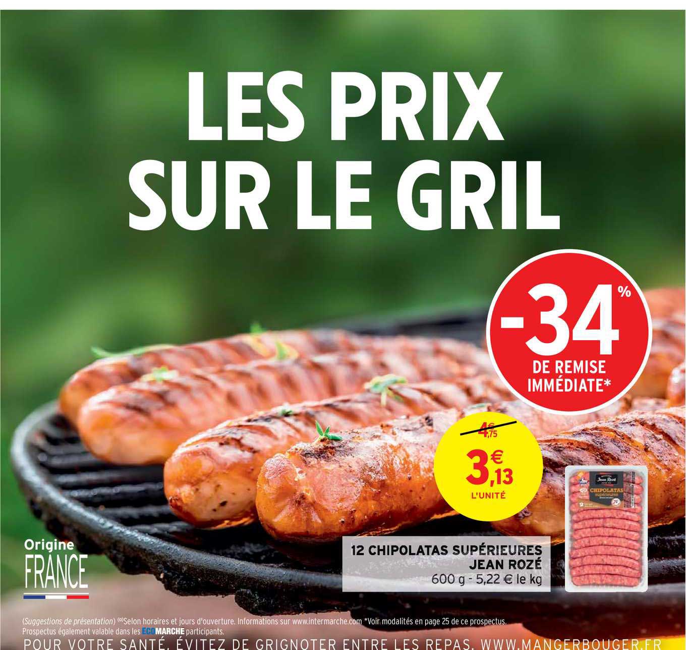 12 chipolatas supérieures jean rozé