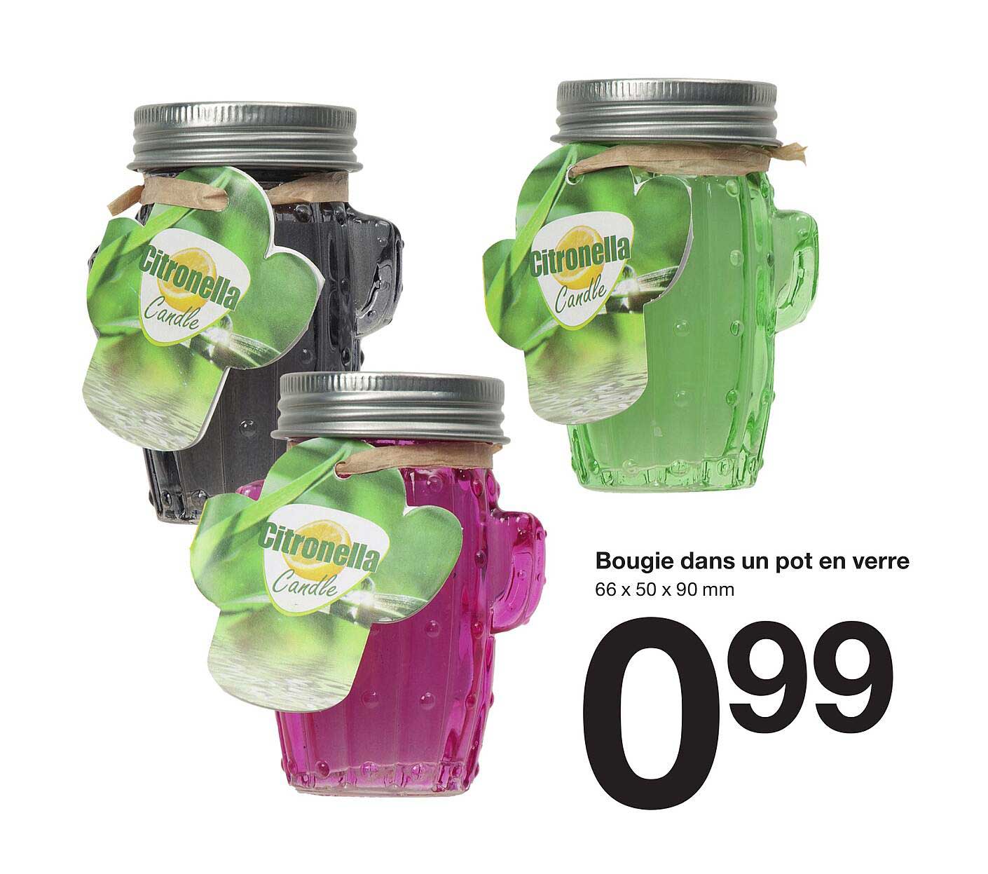 bougie dans un pot en verre