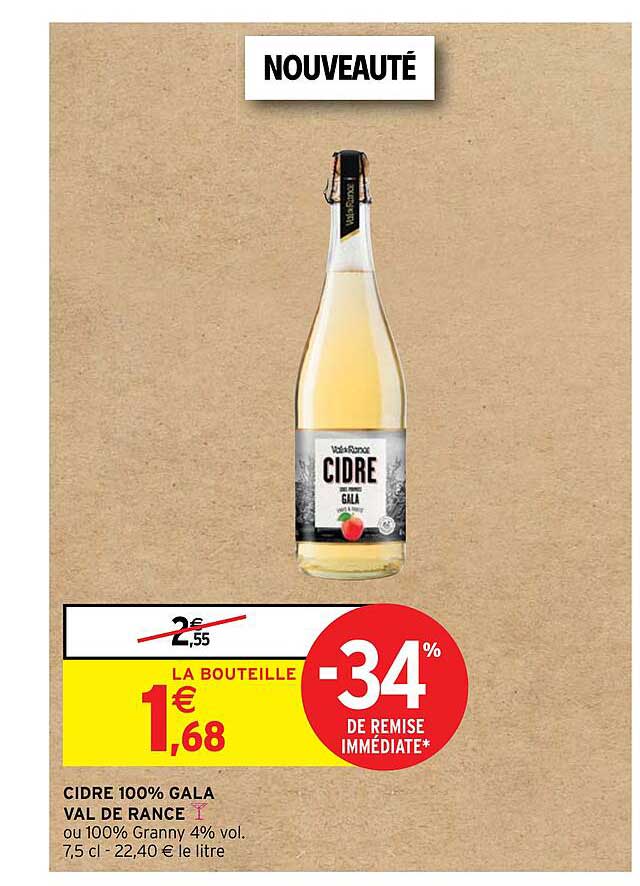 cidre 100% gala val de rance