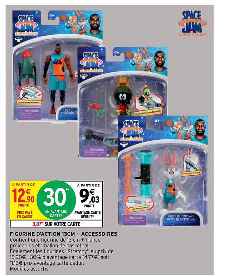figurine d'action 13 cm + accessoires