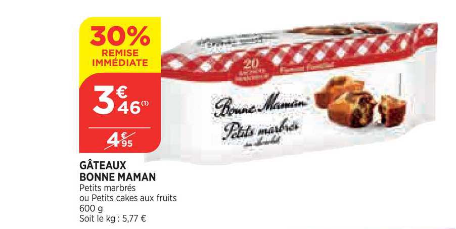 gâteaux bonne maman