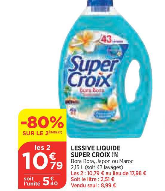 Lessive Liquide Super Croix