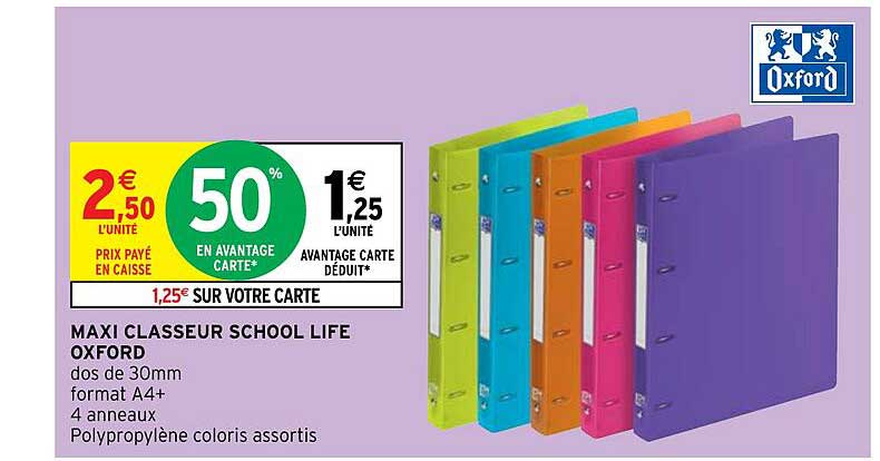 Maxi Classeur School Life Oxford
