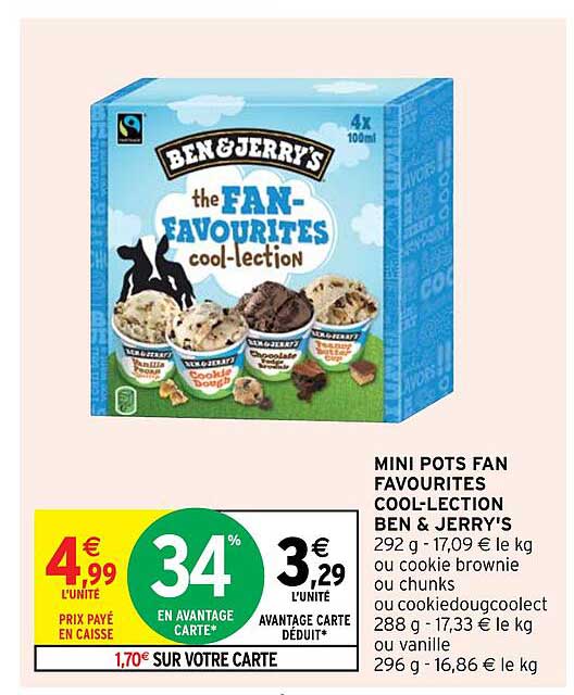 Mini Pots Fan Favourites Cool-lection Ben & Jerry's