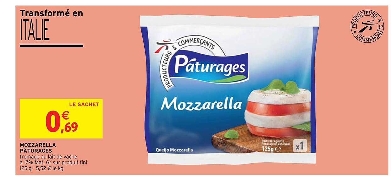 Mozzarella Pâturages