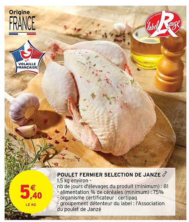 Poulet Fermier Selection De Janze