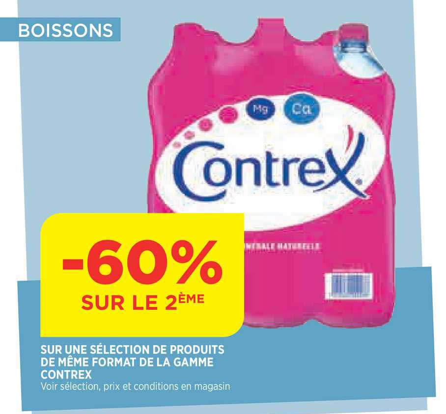 produits de même format de la gamme contrex