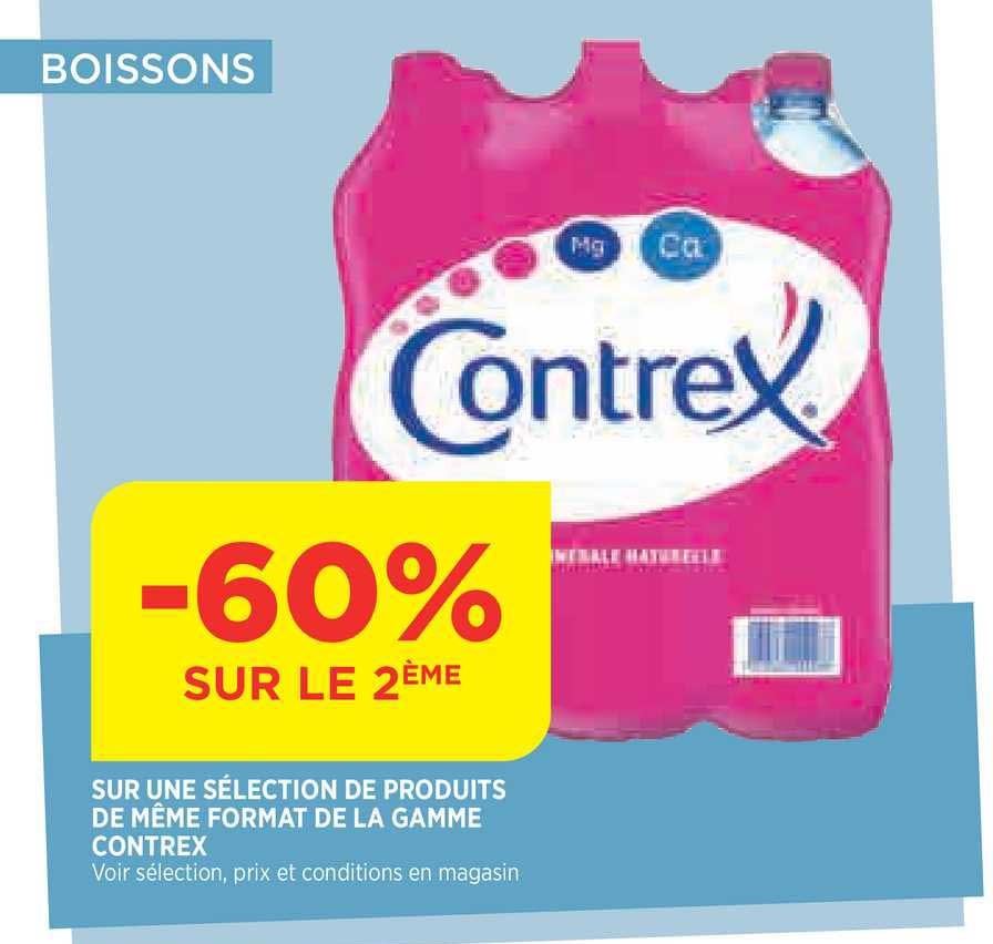 produits de même format de la gamme contrex