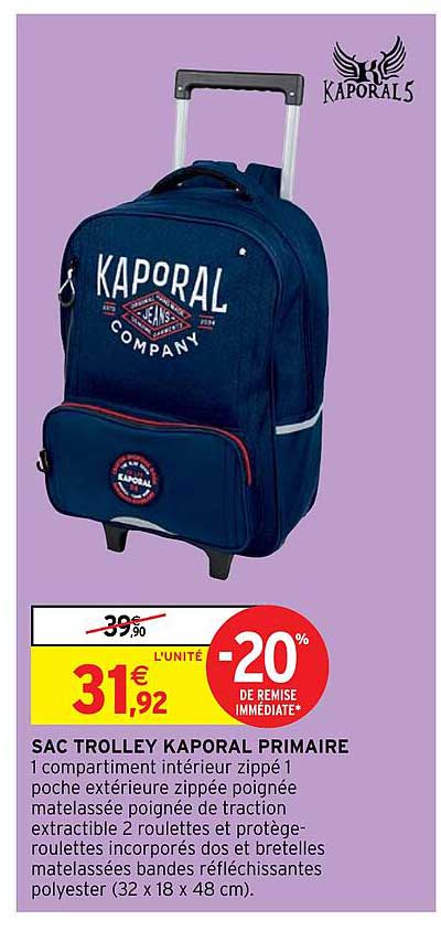 Sac Trolley Kaporal Primaire
