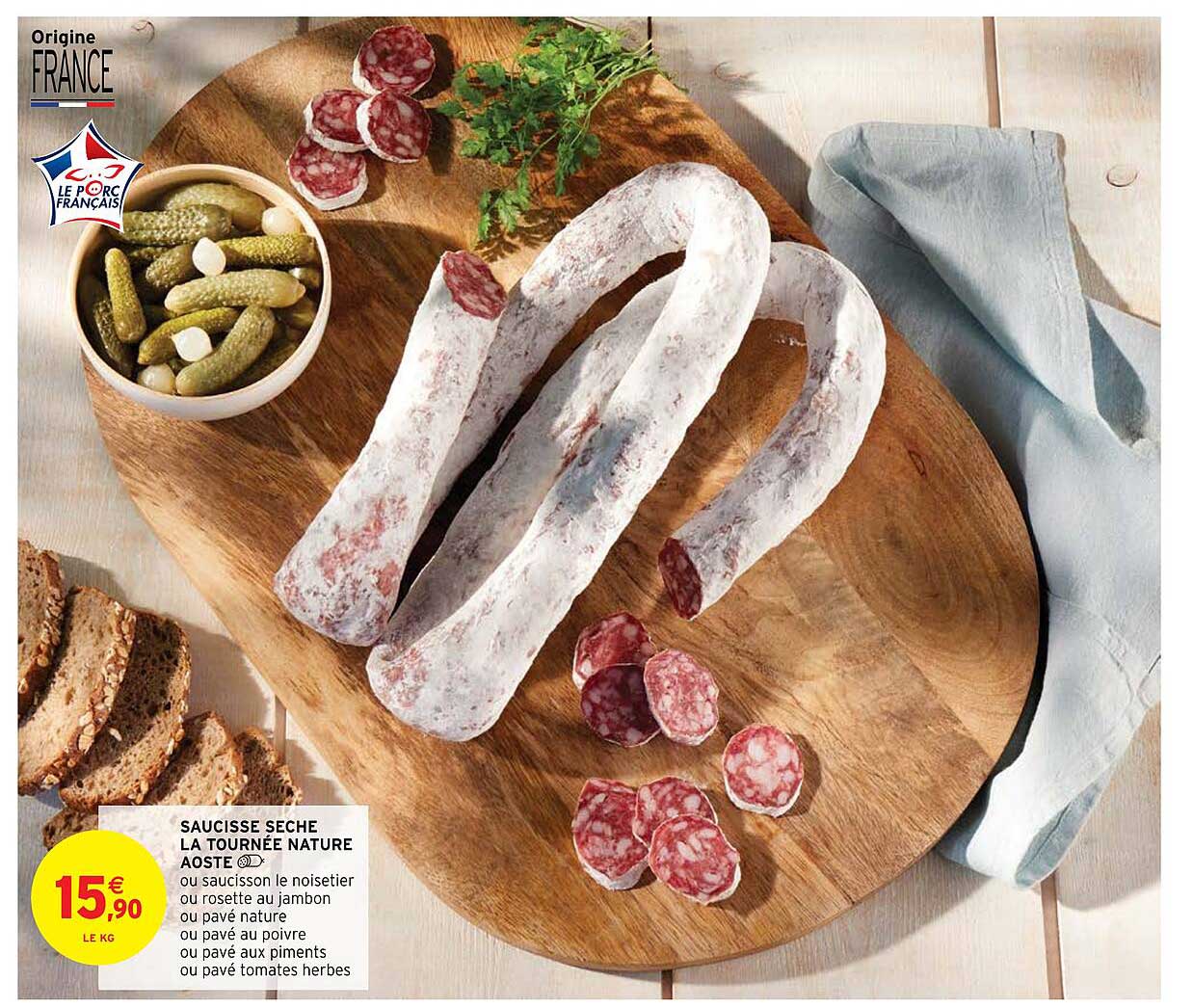 saucisse sèche la tournée nature aoste