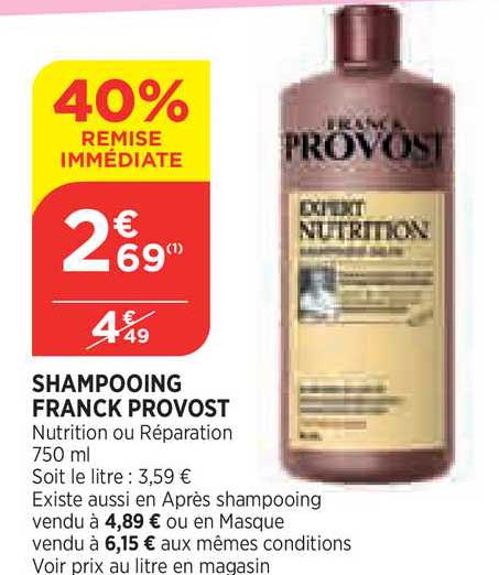 shampooing franck provost