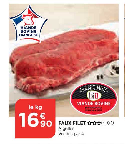 Viande Bovine : Faux Filet