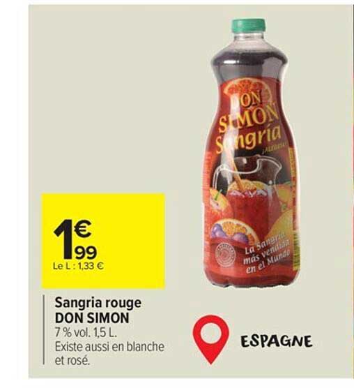 Sangria Rouge Don Simon