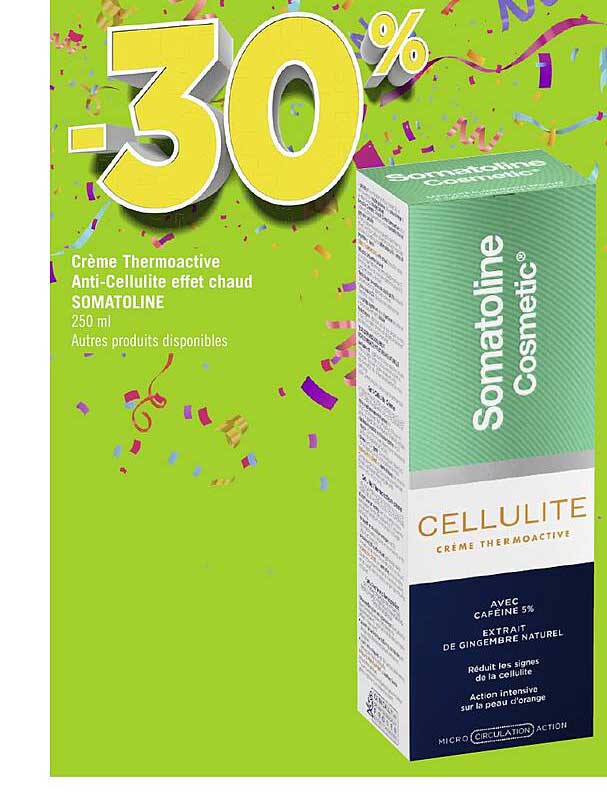 crème thermoactive anti-cellulite effet chaud somatoline
