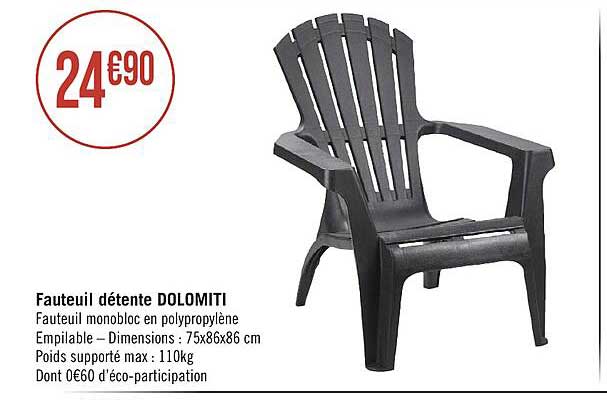 fauteuil détente dolomiti