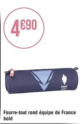 fourre-tout rond équipe de france bold