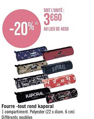 Fourre-tout Rond Kaporal