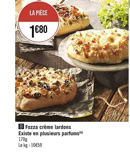 fozza crème lardons existe en plusieurs parfums