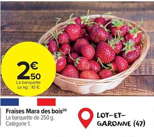 fraises mara des bois