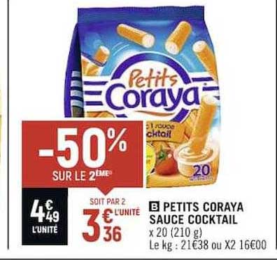 Petits Coraya Sauce Cocktail