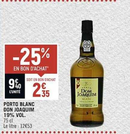 porto blanc don joaquim 19% vol.