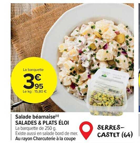 salade béarnaise salades & plats éloi