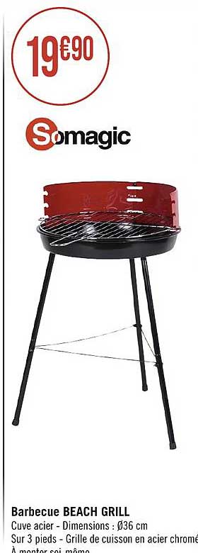 somagic barbecue beach grill
