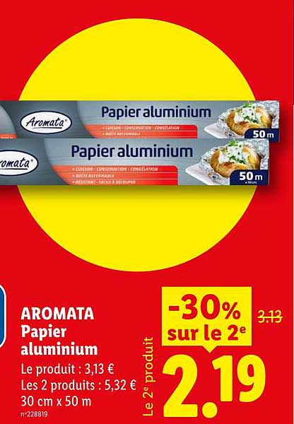 Aromata Papier aluminium