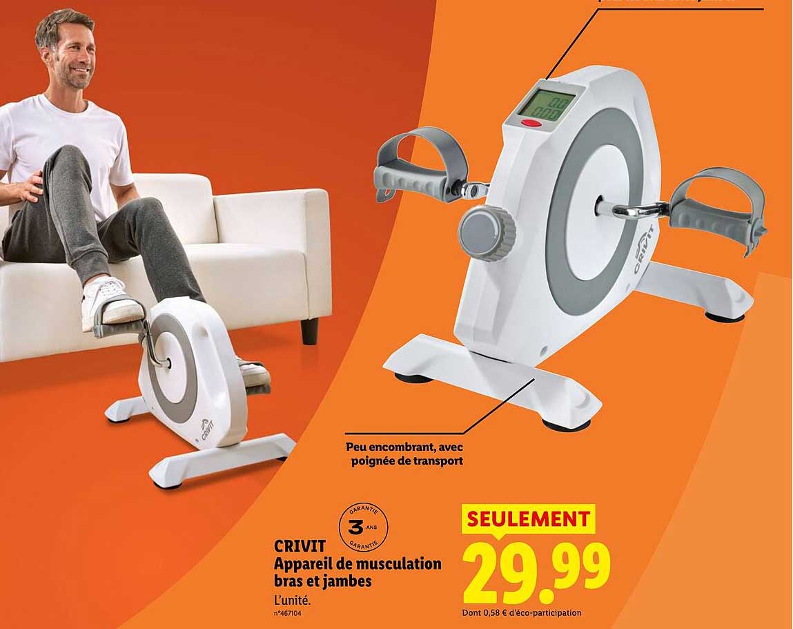 CRIVIT Appareil de musculation bras et jambes