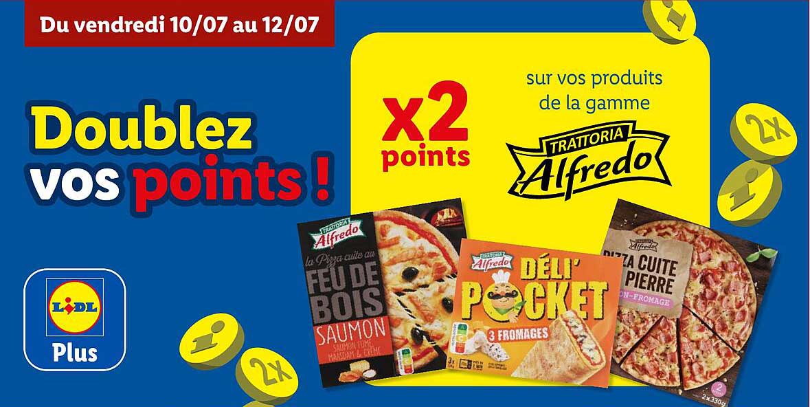 Doublez vos points !