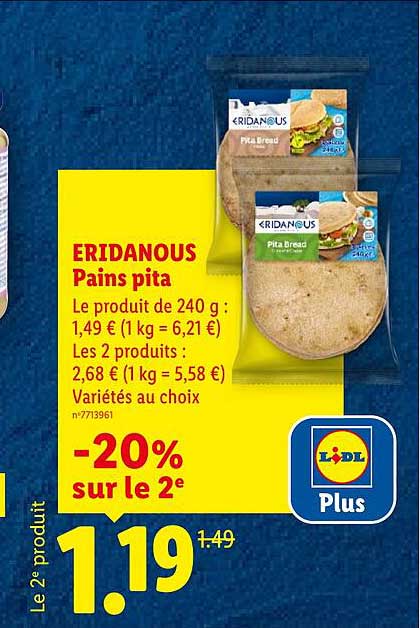 ERIDANOUS Pains pita